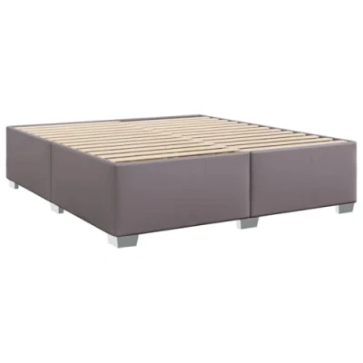 Afbeelding van vidaXL Bedframe kunstleer grijs 180x200 cm