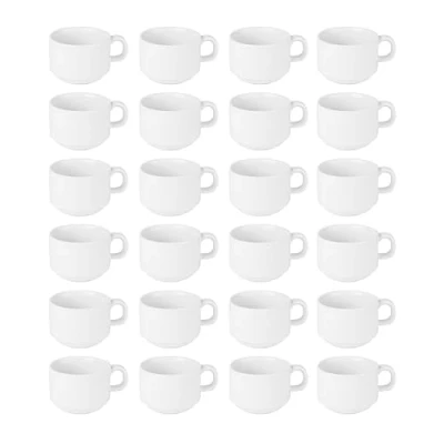 Image de Tasses Empilables 200ml x 24 Athena Porcelaine x62mm