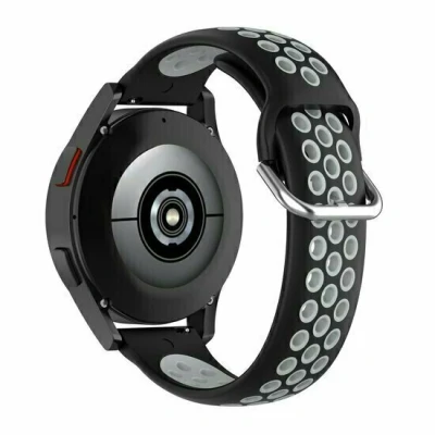 Afbeelding van Siliconen sportbandje met gesp Zwart + grijs Xiaomi Redmi Watch 5 Active / Lite