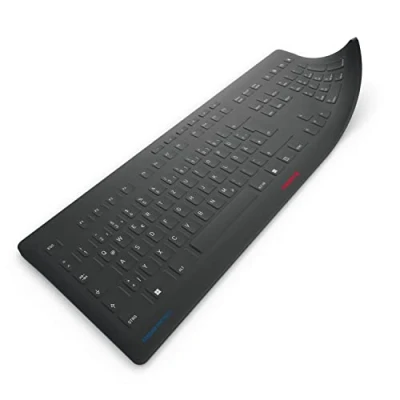 Afbeelding van CHERRY TAS STREAM PROTECT MEMBRANE DE Layout Zwart (NL, Draadloze), Toetsenbord,