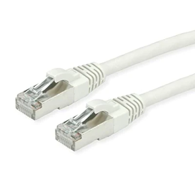Afbeelding van ROLINE S/FTP kabel Cat.7, LSOH, met RJ 45 connectoren (500 MHz / Klasse EA), grijs, 1 m
