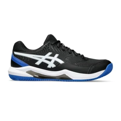 Afbeelding van ASICS Gel Dedicate 8 Clay Sneakers voor heren, Black Tuna Blue