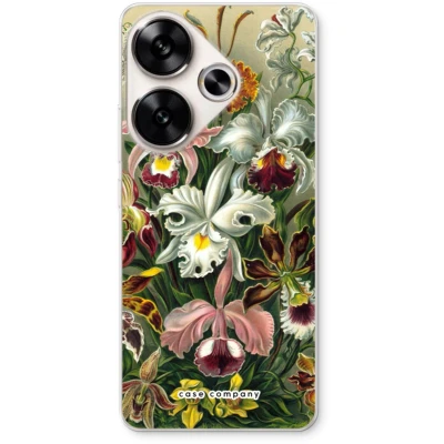 Afbeelding van Case Company® hoesje geschikt voor Xiaomi Poco F6 Haeckel Orchidae Soft Cover Telefoonhoesje Bescherming aan alle Kanten en Schermrand