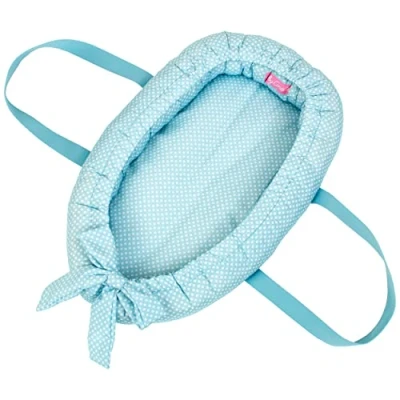 Afbeelding van Klein Toys Baby Coralie speelgoed pop verschoon en draagnest blauw