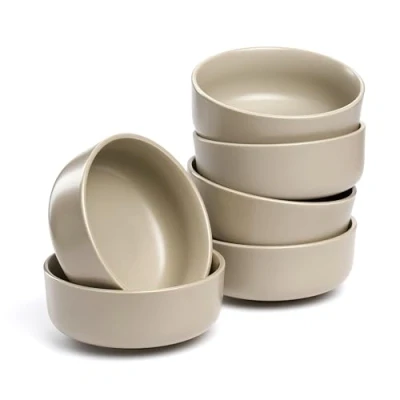 Afbeelding van Leonardo Roma schaal 16cm beige set/6