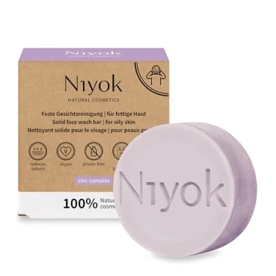 Afbeelding van NIYOK Gezichtsreiniger vast zinkcomplex, 80 g (1 stuk)