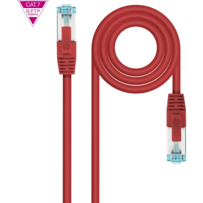 Afbeelding van Nanocable 10.20.1700 L25 R, 0,25 m, Cat7, SF/UTP (S FTP), RJ 45, Rood