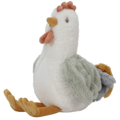 Afbeelding van Little Dutch Farm Knuffel Kip 17cm