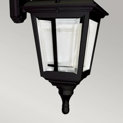 Afbeelding van Elstead Lighting LED Wand Buitenlamp Kerry 1X E27 Max 60W IP44 Dimbaar Black
