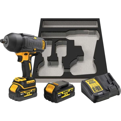 Afbeelding van DeWalt DCF900P2G 18V Li Ion 1/2&quot; slagmoersleutel 2 x 5.0Ah accu en lader gereedschapskar inlay