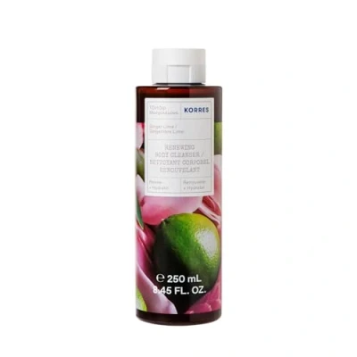 Afbeelding van Korres Renewing Bodycleanser Ginger LIME Douchegel, Maat: 250 ml,