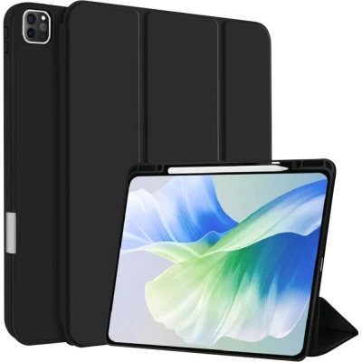 Afbeelding van 4Smarts Folio Case Basic Book cover Zwart Tabletcover