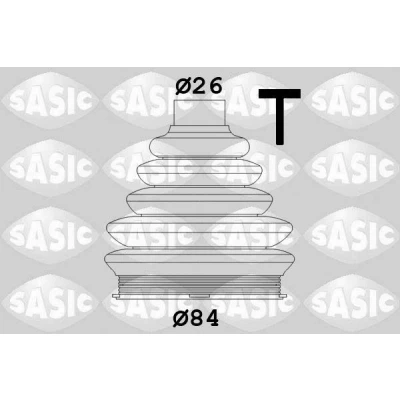 Afbeelding van SASIC 1900016 Aandrijfashoes Wielzijde Thermoplastic PEUGEOT: Expert II Van, 308 SW 2, Tepee, CITROËN: Dispatch C8