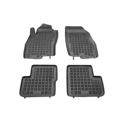 Afbeelding van REZAW PLAST 201506 Vloermatset Rubber voor en achter 4 Zwart Op maat gemaakt FIAT: Grande Punto Hatchback