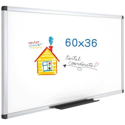 Afbeelding van VIZ PRO Magnetisch whiteboard met aluminium frame 150 x 90 cm