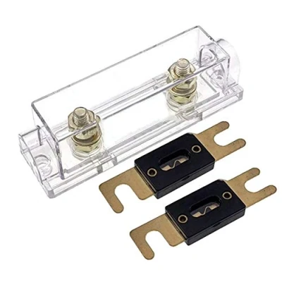 Afbeelding van ETOPARS 200A ANL Zekeringhouder Zekering Gouden Blade Auto Audio Power Veiligheid Beschermen Plated voor 0 2 4 Kaliber