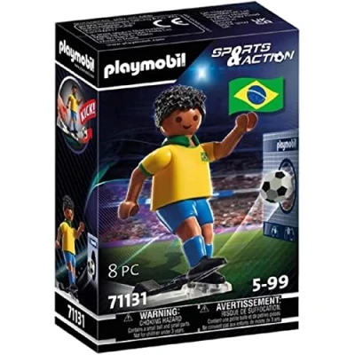 Afbeelding van PLAYMOBIL Sports &amp; Action Voetballer Brazilië 71131