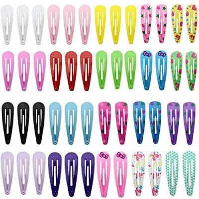 Afbeelding van haarspeldjes, 50 x stuks, metalen beauty haaraccessoire, kinderen, meisjes, diverse kleuren, mm, bundelpakket door TRIXES