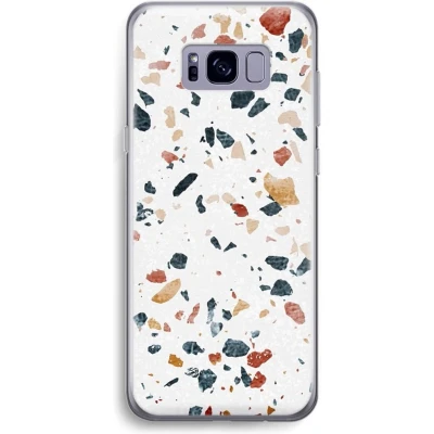 Afbeelding van Case Company® hoesje geschikt voor Samsung Galaxy S8 Terrazzo N4 Soft Cover Telefoonhoesje Bescherming aan alle Kanten en Schermrand