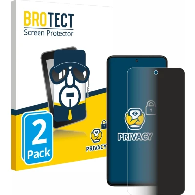 Afbeelding van BROTECT privacy screenprotector voor Motorola Moto G84 Folie Beschermfolie Blauwlichtfilter (2 Stuks)