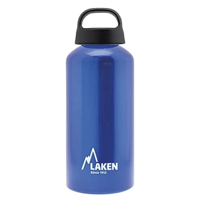 Afbeelding van Lakin Fles van aluminium verschillende kleuren, stijlen en maten, 31 A, blauw, 600 ml