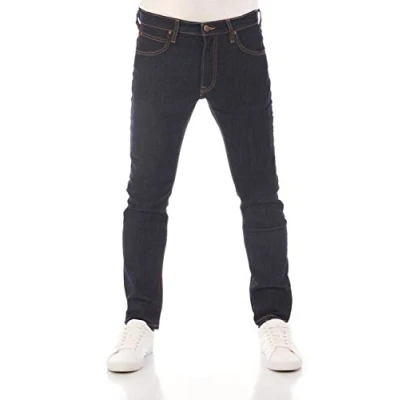Afbeelding van Lee Heren Jeans Broeken Luke Slim tapered Fit Blauw Volwassenen Denim Jeansbroek