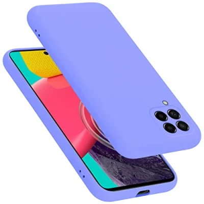 Afbeelding van Cadorabo Hoesje geschikt voor Samsung Galaxy M53 5G in LIQUID LICHT PAARS Beschermhoes gemaakt van flexibel TPU silicone Case Cover