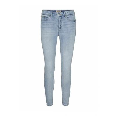 Afbeelding van Vero Moda Jeans Vmflash Mr Skinny Li3102 Ga N 10300174 Light Blue Denim Dames Maat W26 X L34