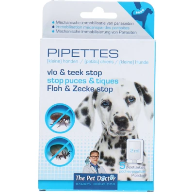Afbeelding van Honden Vlo en Teek stop 5 X 2 ml