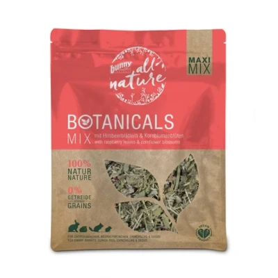 Afbeelding van Bunny Nature Botanicals Maxi Mix Frambozenblad / Bloemkoolbloesem 400 GR