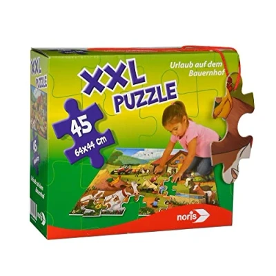 Afbeelding van XXL Puzzle Urlaub auf dem Bauernhof. 45 Teile