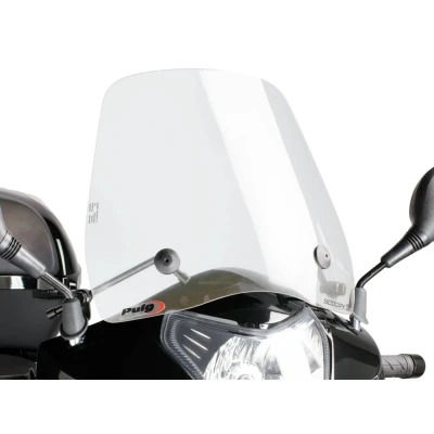 Afbeelding van Voorruit 4045W Puig Traffic Honda SH125i 07 08, SH150i SH300i Scoopy 44387 transparant