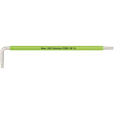 Afbeelding van WERA 3967 SXL HF TORX Multicolour stiftsleutelstiftsleutel met vasthoudfunctie, lang, RVS, TX 10 x 112 mm 05022682001