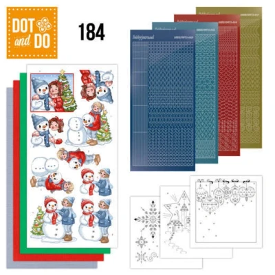 Afbeelding van Nr. 184 Dot and Do Christmas Bubbly Girls by Yvonne Creations