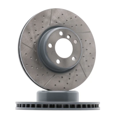 Afbeelding van BLUE PRINT ADB114375 Remschijf Vooras 340 30 5 120 met sleuven/geperforeerd, interne ventilatie Gecoat High carbon BMW: 3 GT, Saloon, 1 Hatchback