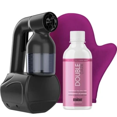 Afbeelding van Minetan Bronze Babe Personal Spray Tan Kit Black