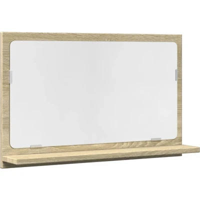 Afbeelding van vidaXL Badkamerspiegelkast 60x11x37 cm bewerkt hout sonoma eikenkleur