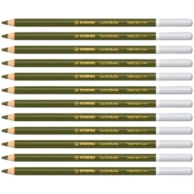 Afbeelding van Stabilo 12 CarbOthello pastelp. 1400/585