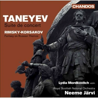 Afbeelding van Lydia Mordkovitch, Royal Scottish National Orchestra Taneyev: Suite de Concert / Rimsky Korsakov: Violin Concerto (CD)
