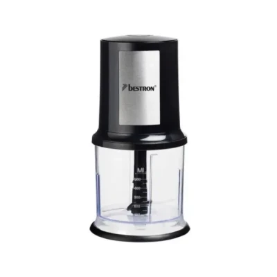 Afbeelding van Bestron Akc200 Hakmolen 500ml Twee Rvs Hakmessen Zwart