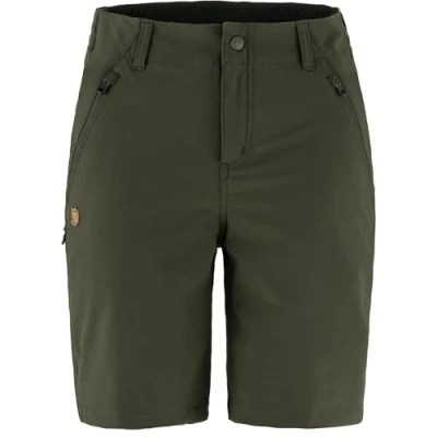 Afbeelding van Abisko Trail Stretch Short Dames Deep Forest 300 42 Groen Wandelbroek