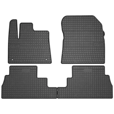 Afbeelding van M MOTOS Rubberen vloermatten voor Citroen Berlingo III vanaf 2018 Verbeter je reiscomfort met de zwarte antislip mat auto&#039;s. Automat alle weersomstandigheden, bescherming tegen vuil