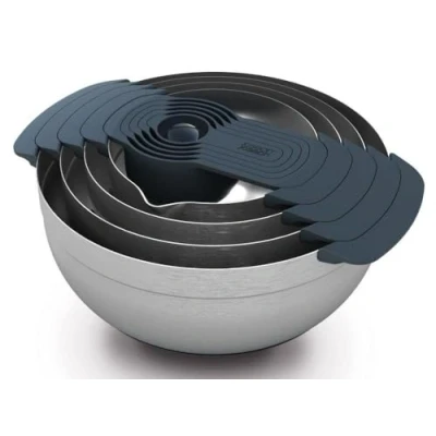 Afbeelding van Joseph 100 Collectie Nest 9, voedselbereidingsset, 9 delig, roestvrij staal