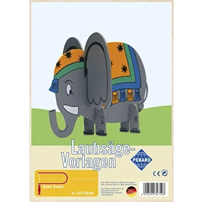 Afbeelding van Pebaro Figuurzaag Patroon Olifant