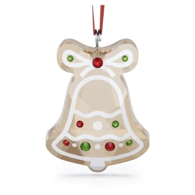 Afbeelding van Swarovski Holiday Cheers decoratie bel peperkoek