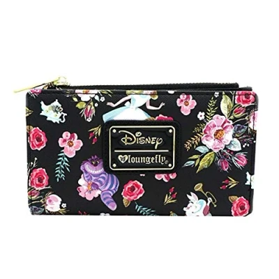 Afbeelding van Loungefly Disney Alice in Wonderland Bloemenprint portemonnee
