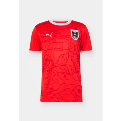 Afbeelding van Puma Austria ÖFB HOME Replica Voetbalshirt, Heren, Maat: XL, Red/chili pepper