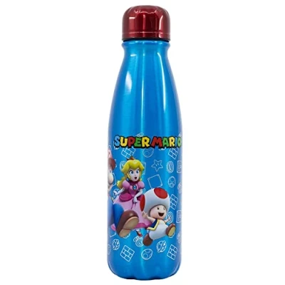 Afbeelding van Aluminium Super Mario drinkfles / drinkbeker 600 ml