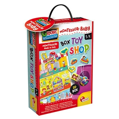 Afbeelding van Box Toy Shop leerspellen gebaseerd op de Montessori methode LISCIANI