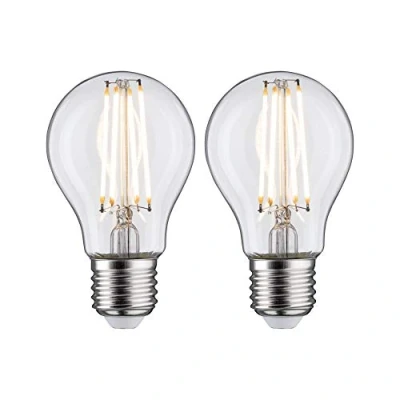 Afbeelding van Paulmann 28641 LED lamp Energielabel E (A G) E27 7 W Warmwit (Ø x h) 60 mm 106 2 stuk(s)